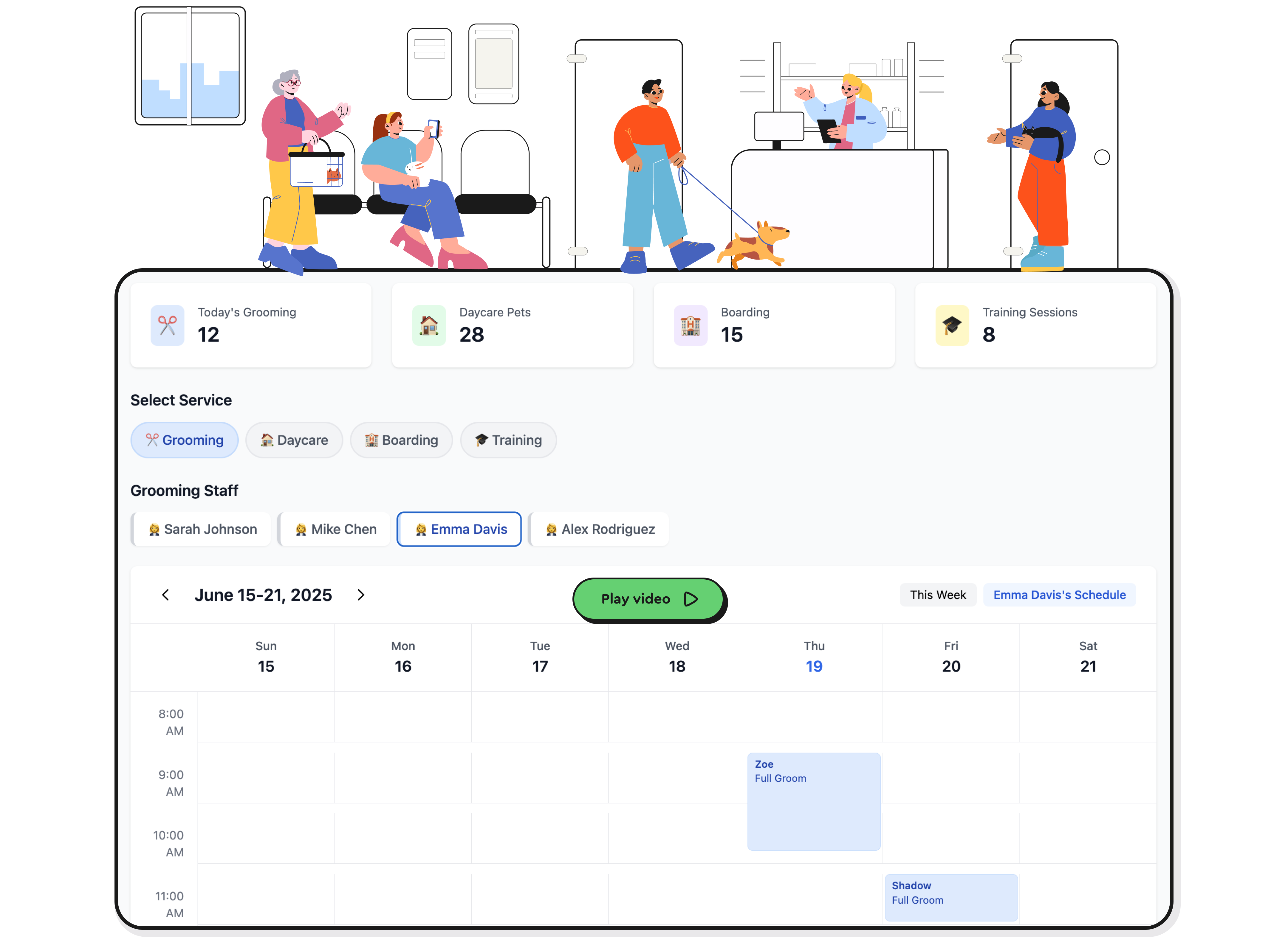 Woof Dashboard Preview